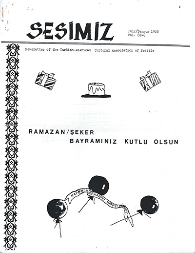Sesimiz Newsletter Vol 82-6 July 1982